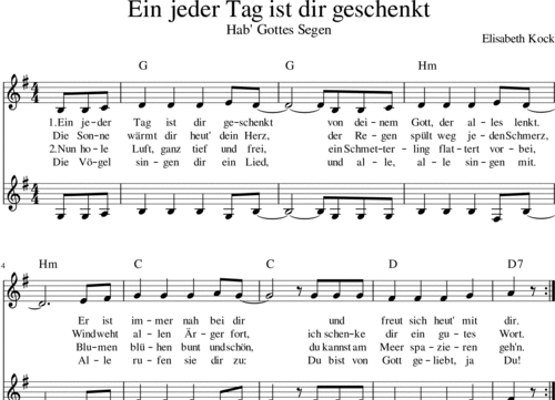 Kock, Elisabeth - Noten zum Download
