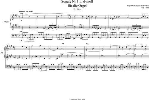 Ritter, August Gottfried Noten zum Download