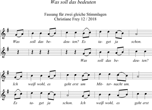 Ein jeder Tag ist dir geschenkt - Elisabeth Kock | Noten zum Download
