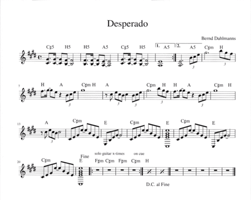 Rider In The Night (op. 105) - Berndt Leopolder | Noten zum Download