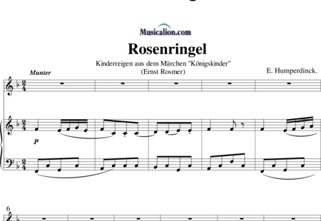 Humperdinck, Engelbert
: Rosenringel - Solo>alto+Piano:0