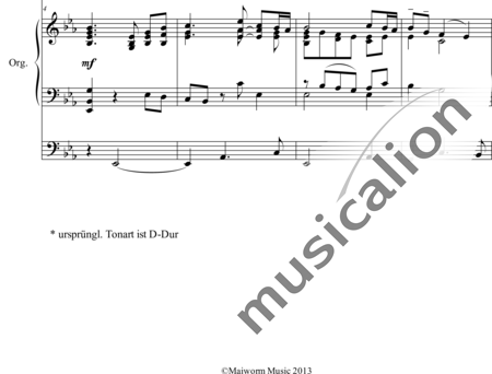 Parry, C.Hubert H.: Jerusalem (Bearb.) - Trompete+Orgel>mPed:1