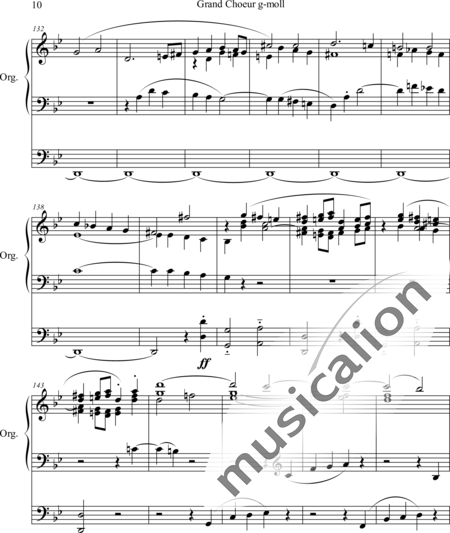 Guilmant, Felix Alexandre: Grand Choeur in G minor - Organ>wped:10