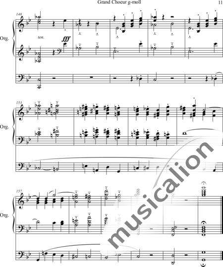 Guilmant, Felix Alexandre: Grand Choeur in G minor - Organ>wped:11