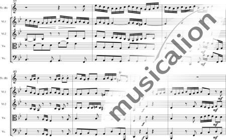 Baldassari, Pietro: Sonate - Trompete+[Vl+Vla+Vc]:6