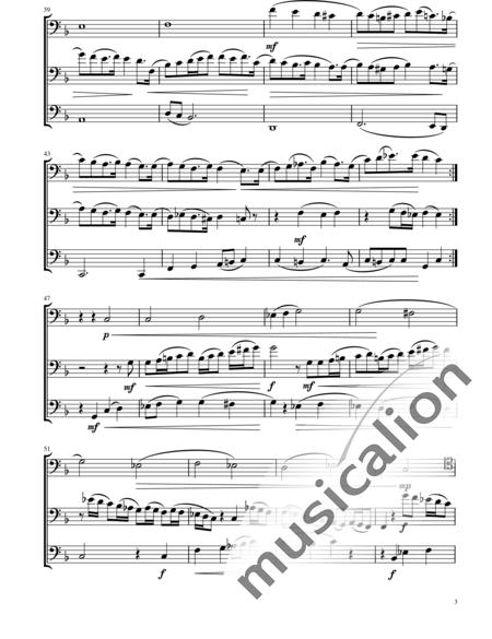 Pfeifer, Georg: Trio für Fagott oder Violoncello - Fagott C 3:3