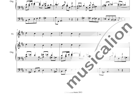 Reger, Max: Brillo de la eternidad - Violín+Órgano>cPed:1