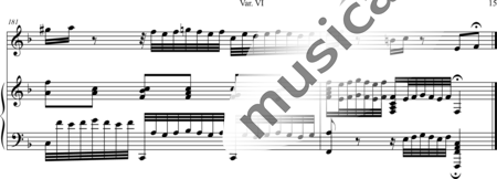 Heldstab, Hansjakob: Themes and 15 Variations for Pianoforte and Violin - Violin+Piano:15