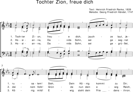 Händel, Georg Friedrich: Tochter Zion - Chor>SATB:0