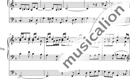 Sattler, Carl: Weihnachtspastorale "Es ist ein Ros entsprungen" - Orgel>mPed:1
