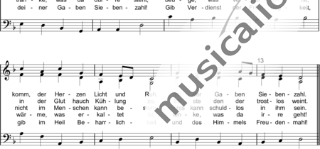 Weitendorf, Giso: Komm, o Geist der Heiligkeit - Chor>SAB:1