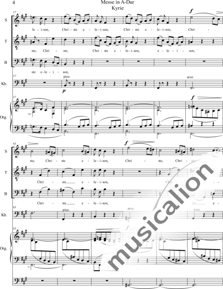 Franck, César: Messe A-Dur Kyrie - Solo>Ten+Chor>SB+OrgmP+Kb:4