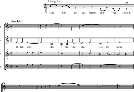 Schütz, Heinrich: O hilf, Christe, Gottes Sohn - Chor>SATB:0