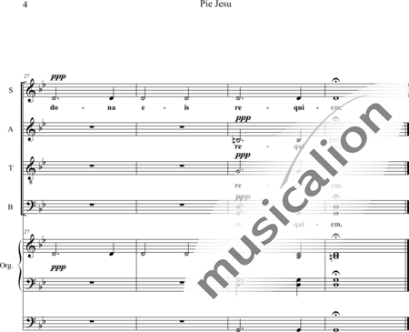 Guilmant, Felix Alexandre
: Pie Jesu - Solo>bajo+Coro>SATB+OrgcP:4