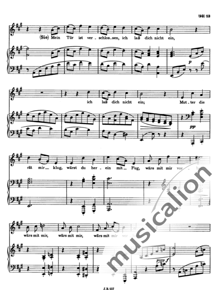 Brahms, Johannes: Vergebliches Ständchen - Solo>sop+Piano:2