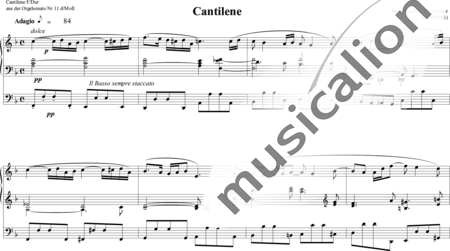 Rheinberger, Josef Gabriel: Cantilene in F-Dur - Orgel:0