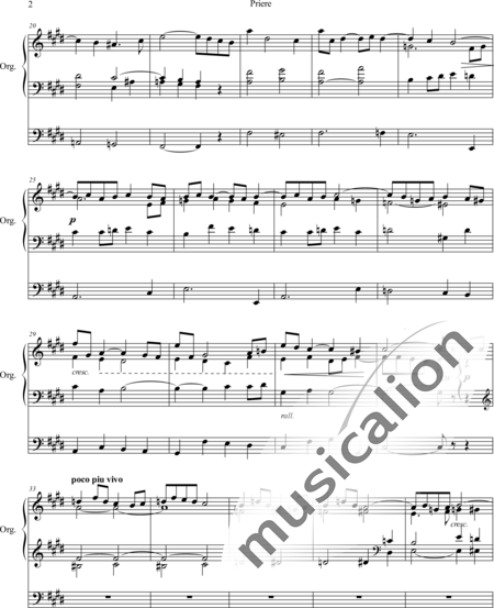 Quef, Charles: Priere - Organ>wped:2