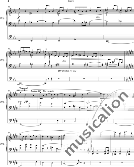 Quef, Charles: Priere - Organ>wped:4