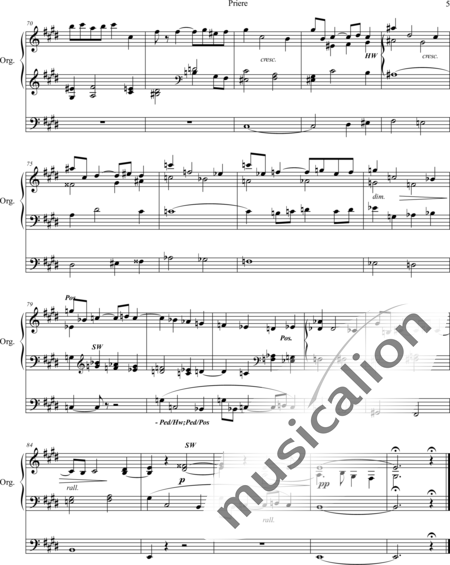Quef, Charles: Priere - Organ>wped:5