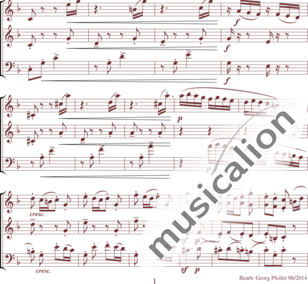 Reger, Max: Fast zu keck! - Violin+Bassoon C+Horn C:1
