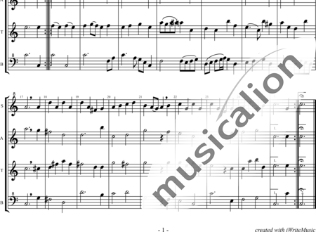 Telemann, Georg Philipp: Bourree 2 - Flauta dulce 4:1