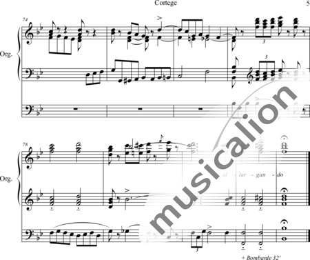 Mac- Master, Georges: Cortege - Orgel>mPed:5