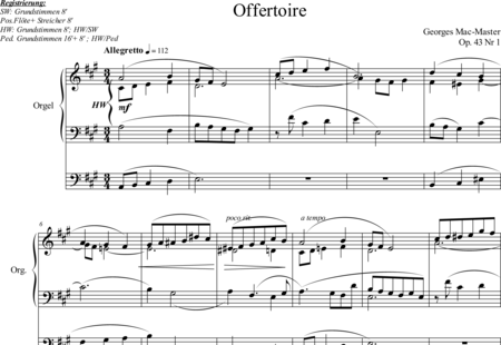 Mac- Master, Georges: Offertoire - Orgel>mPed:0