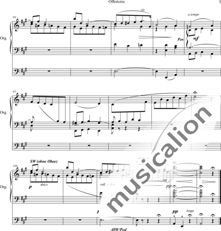 Mac- Master, Georges: Offertoire - Orgel>mPed:5