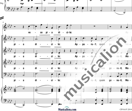 Herbeck, Johann Ritter von: Pueri concinite (Christmas motet) - Solo>sop+Choir>SATB+Org:1