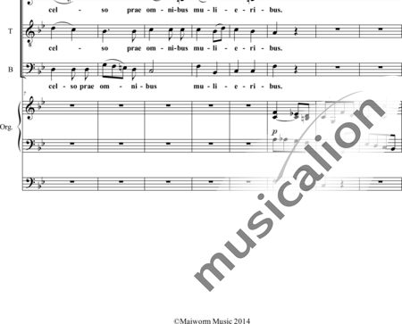 Callaerts, Joseph: Messe in F-Dur, Graduale - Chor>SATB+Orgel>mPed:1