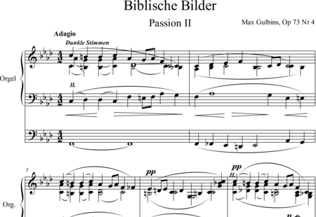 Gulbins, Max : Biblical Images - Órgano>cPed:0