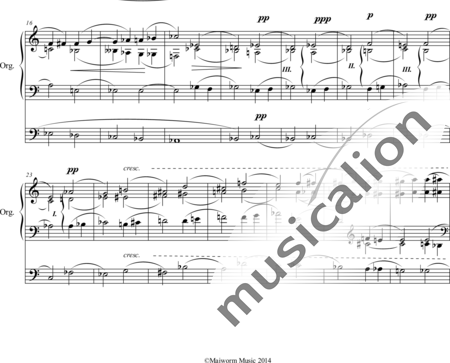 Gulbins, Max : Biblische Bilder Passion I - Orgel>mPed:1