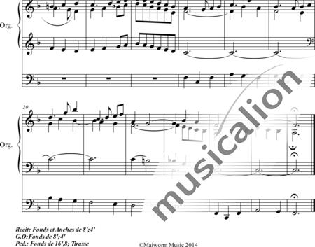 Vierne, René: Cinque Improvisations pour Orgue ou Harmonium Movement 1 - Organ>wped:1