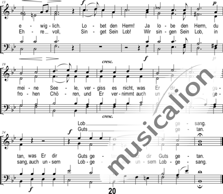 Stein, Carl : Danklied - Choir>SATB:1
