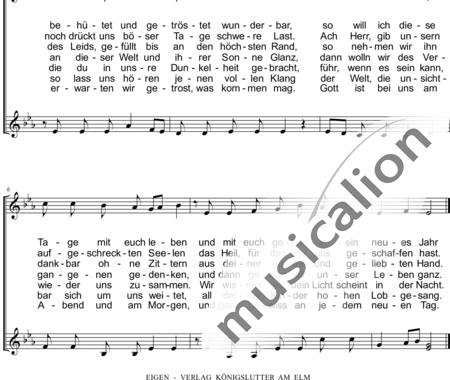 Auerswald, Eberhard: Von guten Mächten EG 65 3. 2-part Womens' Choir - Coro>SA:1