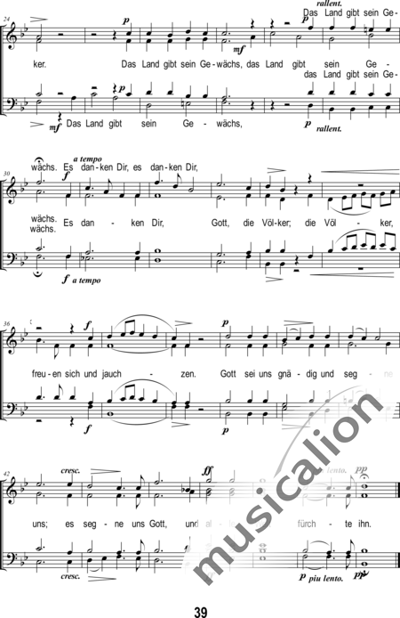 Stein, Carl : Erntefest - Chor>SATB:2