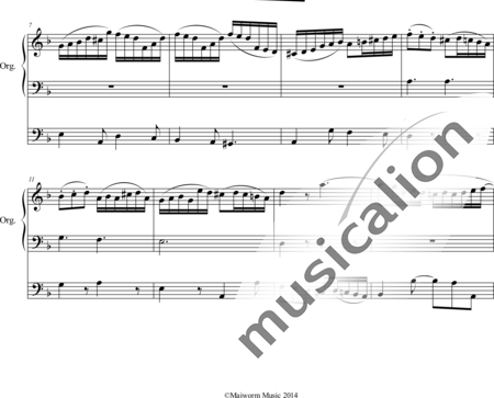 Richter, Ernst Friedrich Eduard: Choralbearbeitung Jesu, meine Freude - Orgel>mPed:1
