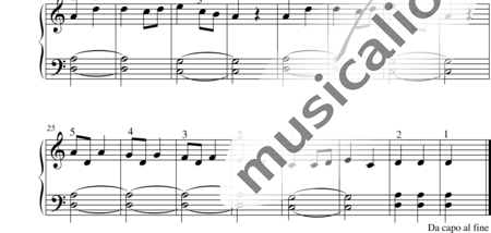 Rinker, Annamaria: Reiterlied - Piano:1