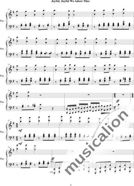 Hedrick, William: Alegría, Alegría - Piano 2:14
