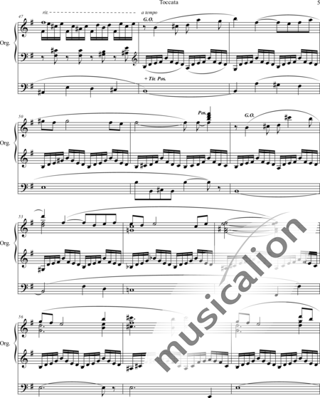 Krieger, Georges: Toccata - Órgano>cPed:5