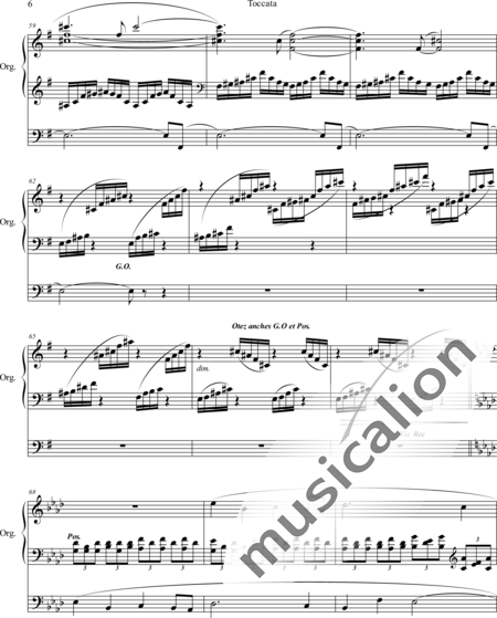 Krieger, Georges: Toccata - Órgano>cPed:6