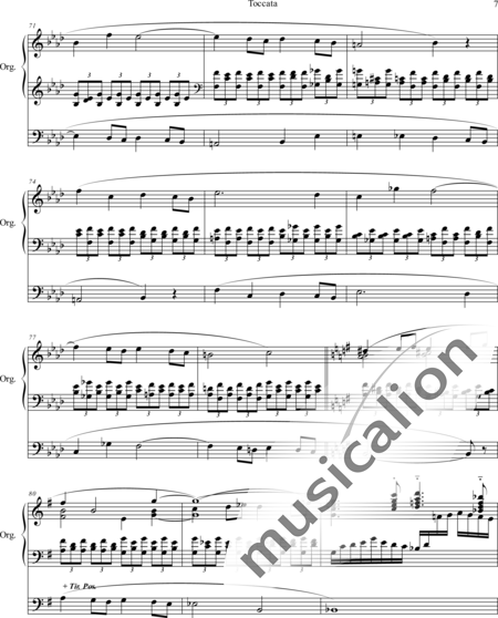 Krieger, Georges: Toccata - Órgano>cPed:7