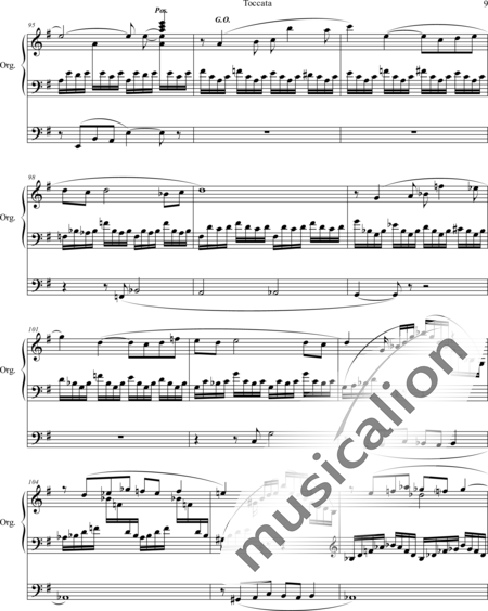 Krieger, Georges: Toccata - Órgano>cPed:9