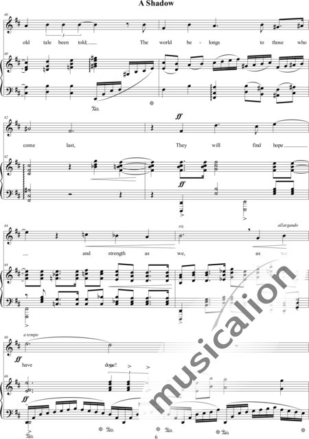 Hedrick, William: A Shadow - Solo>alt+Piano:6