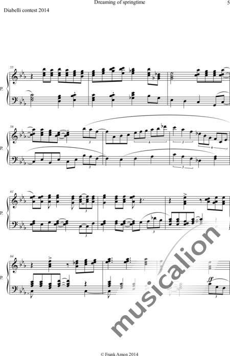 Amon, Frank: Diabelli-Contest 2014 - Klavier:5