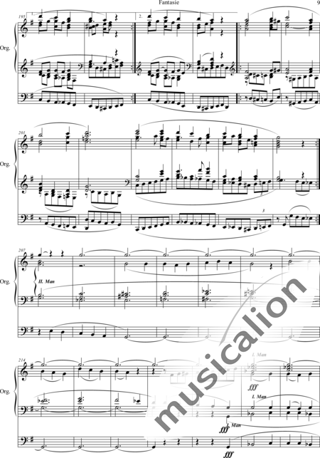 Stehle, Eduard: Fantasie - Orgel>mPed:9