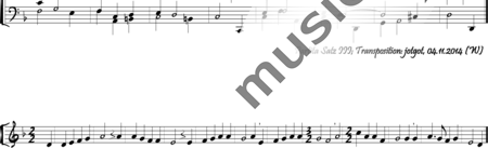 Buxtehude, Dietrich: Auf meinen lieben Gott, Choralbearbeitung (Sarabande) in d - Orgel:1