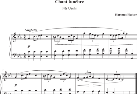 Hecker, Hartmut: Dirge - Piano:0