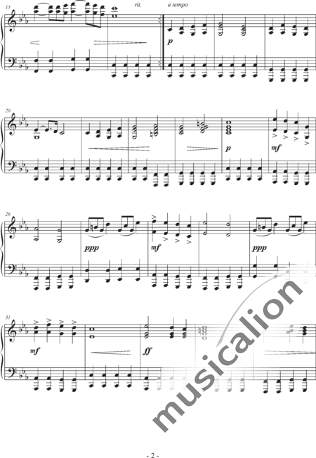 Hecker, Hartmut: Dirge - Piano:2