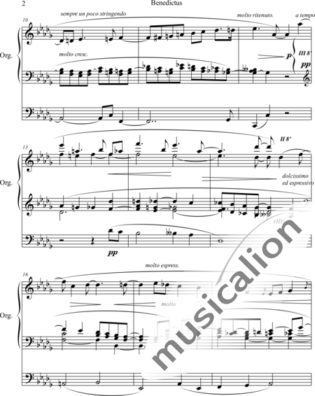 Reger, Max: Benedictus - Organ>wped:2